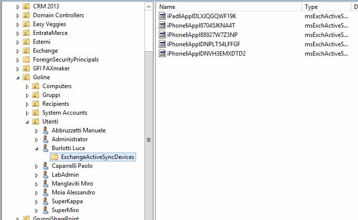 Unable to delete Active Directory user with ActiveSyncDevice 1