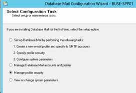 SQL Server Mail Database Configuration 3