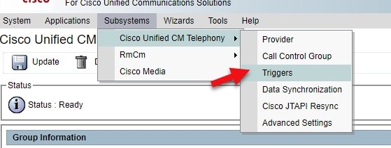 Cisco Unified CCX Administration - Sincronizzazione numeri pilota 4