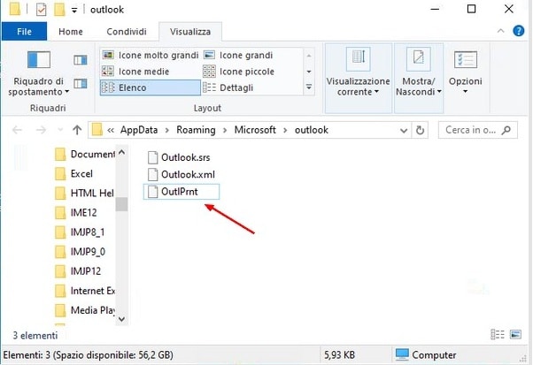 Outlook non stampa e non fa l'anteprima 1