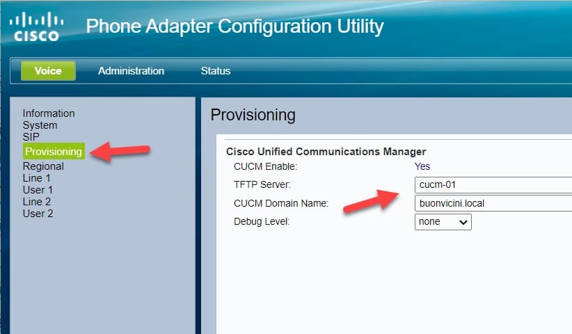 Cisco ATA 190 does not register in CUCM 14.0.1.12900-161 1