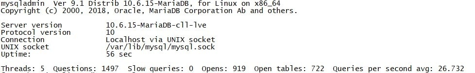 CloudLinux - Update MariaDB from 10.3 to 10.11 2